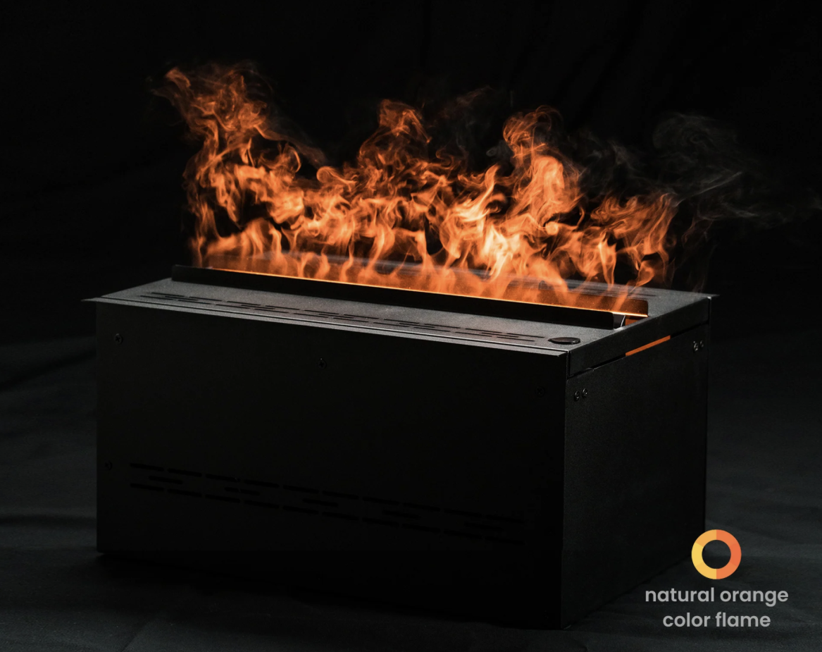 Aquafire vapor fireplace